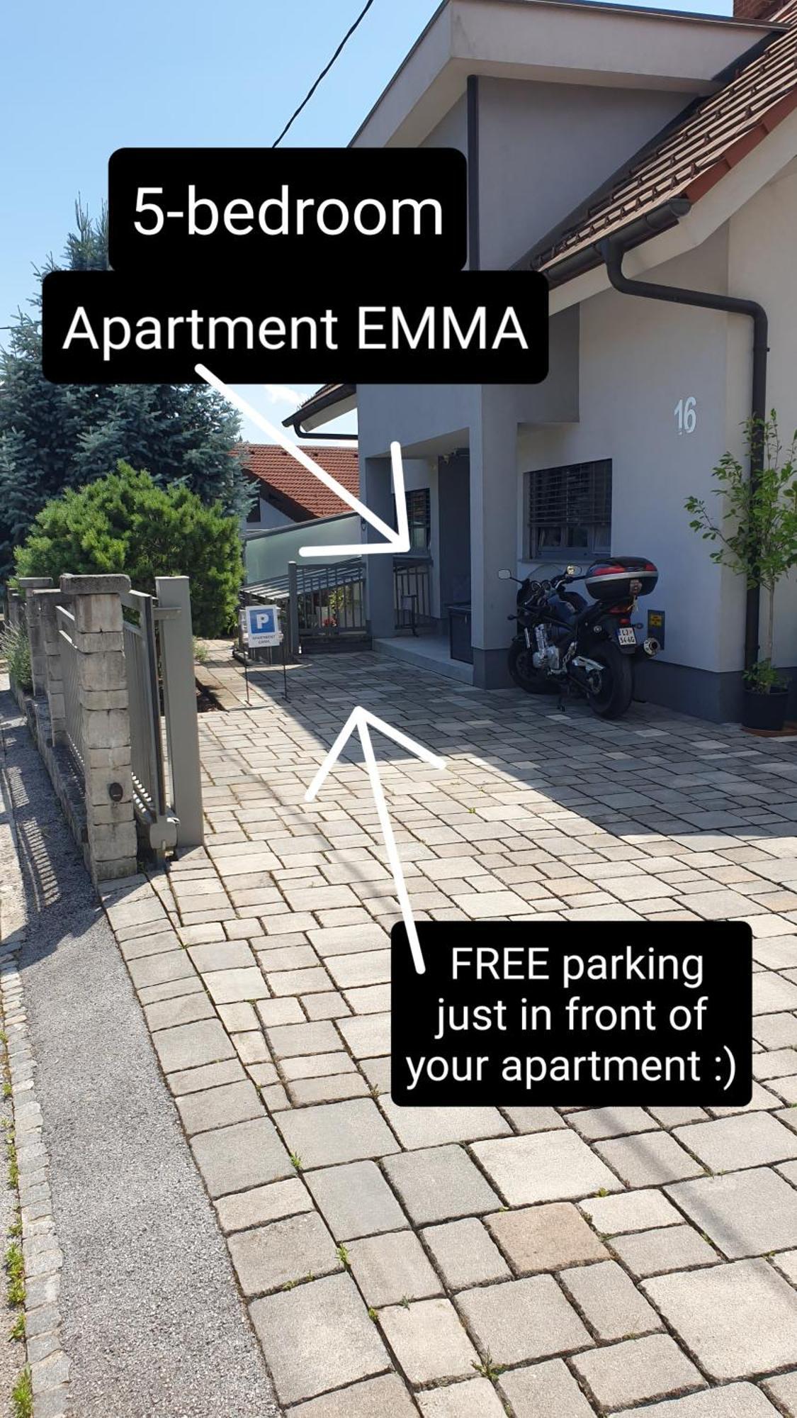 Apartment Emma Ljubljana - Free Parking, Ac, Wifi Luaran gambar
